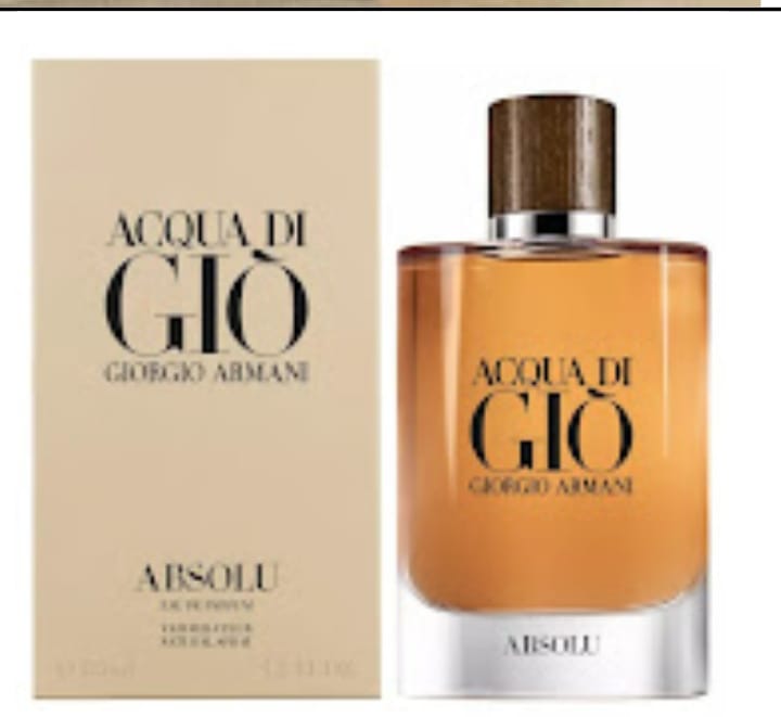 Giorgio Armani Acqua Di Gio Absolu Eau de Parfum for Men 4.2 oz / 125ml