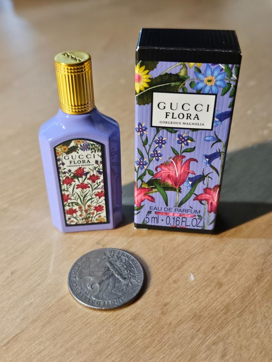 Gucci Flora Gorgeous Magnolia Eau de Parfum Mini Splash 0.16 oz / 5ml – New in Box – Authentic Women's Perfume