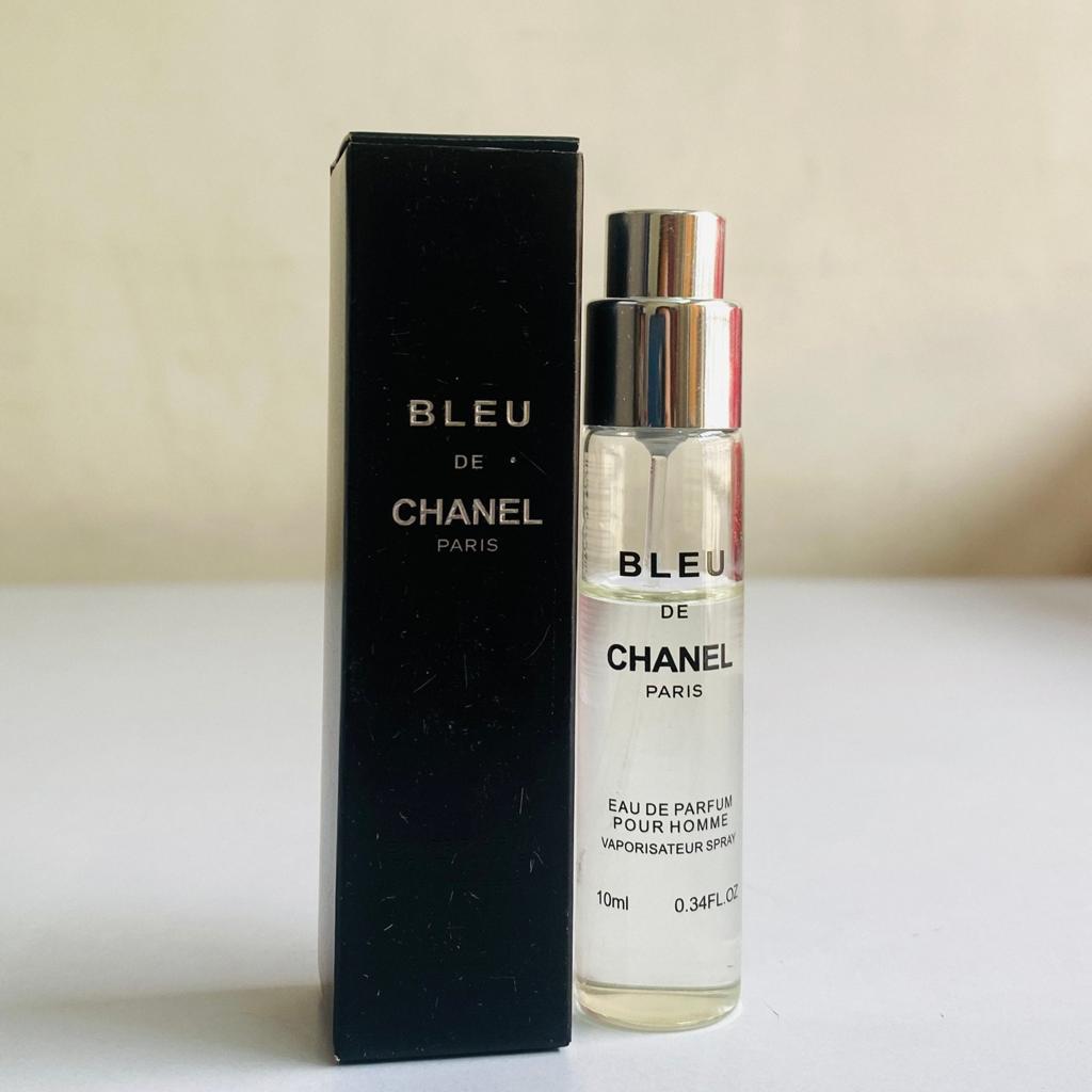 CHANEL BLEU DE CHANEL Pour Homme Eau de Parfum Travel Spray 10ml / 0.34oz – Authentic Men's Fragrance