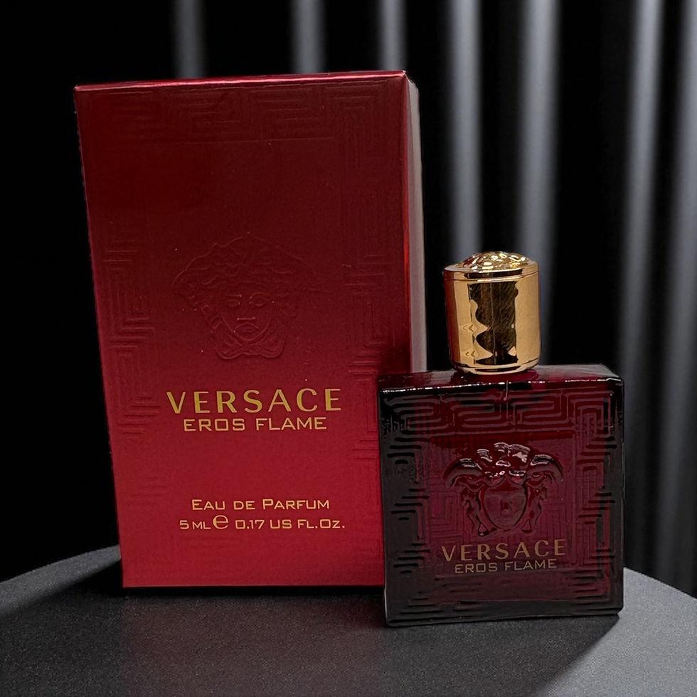 Versace Eros Flame Eau de Parfum Miniature Splash Bottle for Men 5ml / 0.17 oz – New Authentic Travel Size