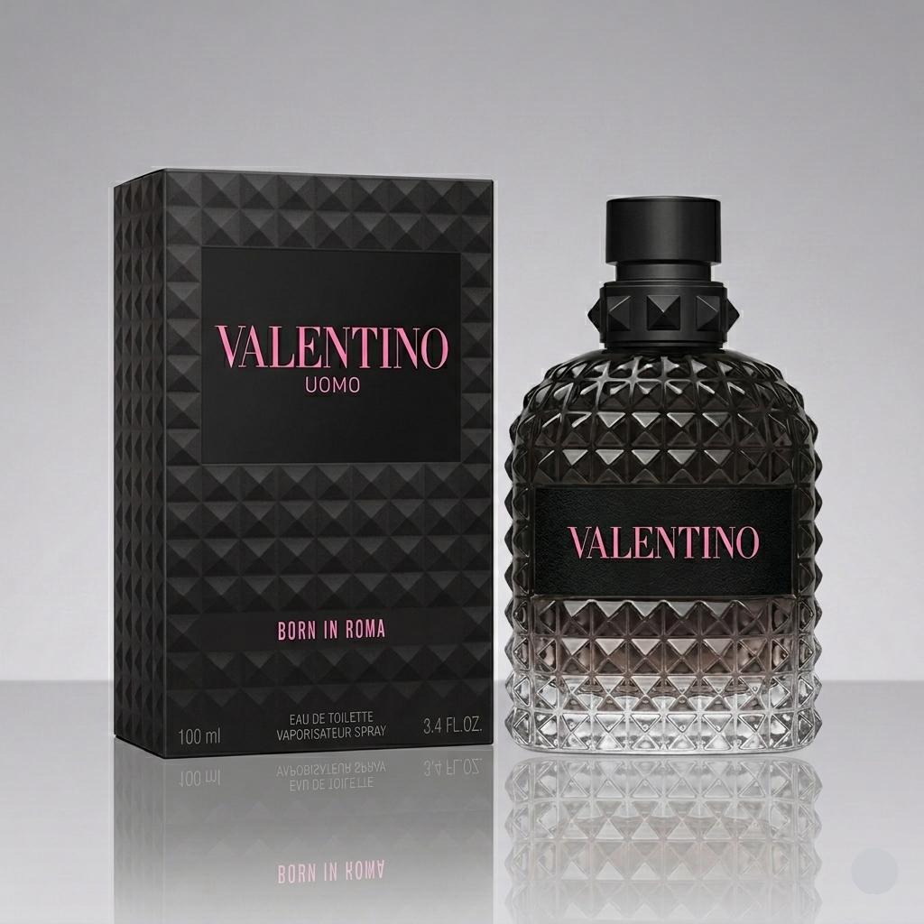 Valentino Uomo Born In Roma Eau De Toilette Spray for Men 3.4 Oz / 100ml