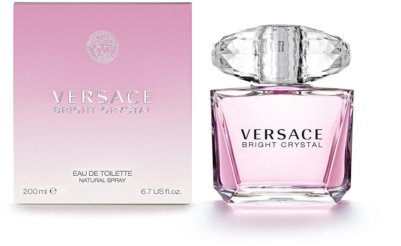 Versace Bright Crystal Eau de Toilette for Women 6.7 oz / 200ml Spray – Brand New Sealed Box – Authentic Designer Perfume