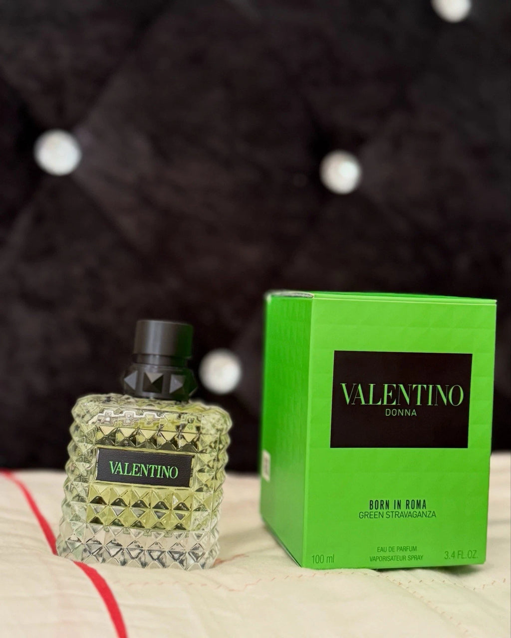 Valentino Donna Born In Roma Green Stravaganza Eau De Parfum Spray for Women 3.4 Oz / 100ml
