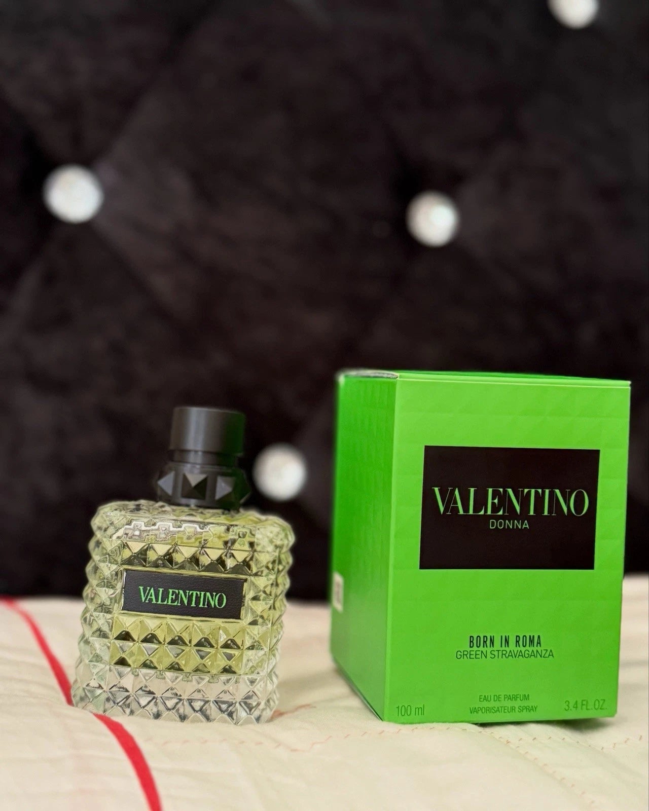 Valentino Donna Born In Roma Green Stravaganza Eau De Parfum Spray for Women 3.4 Oz / 100ml